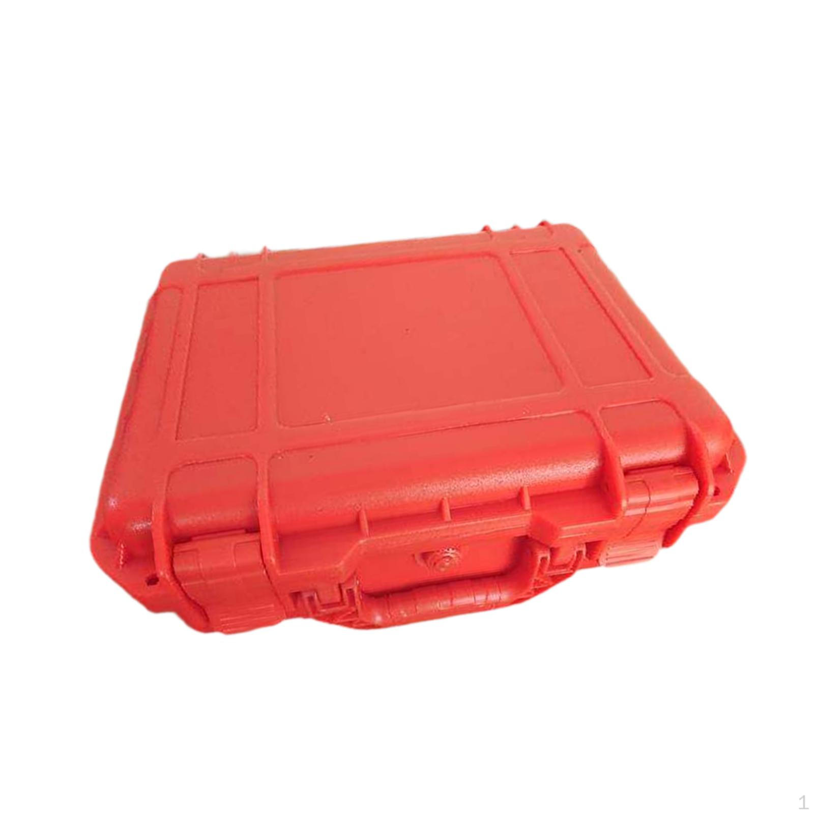 Tool Box Foam Interior Hard Carrying Case Container Convenience Practical with Handle Travel Inner 326x246x104mm