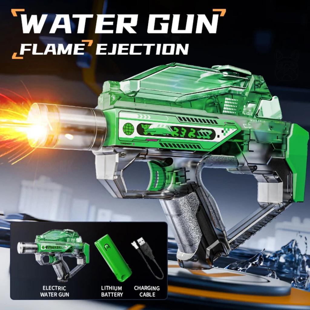 Fully Automatic Continuous WaterGun For Children Rechargeable,Automatic Squirt Watergun With LED