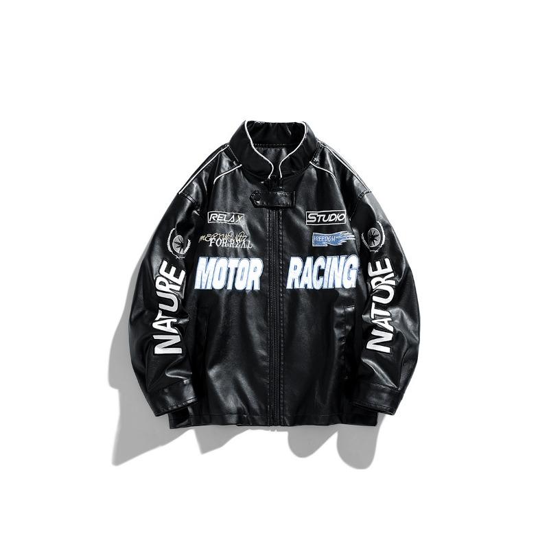 

Съемная куртка-локомотив, пара, ретро, хип-хоп, свободная и универсальная, для пары, бейсбольная куртка, новая куртка для мужчин M чёрный