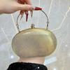 Premium pearl dinner bag Celebrity clutch bag Small fashion small fragrant handbag Oblique span bag