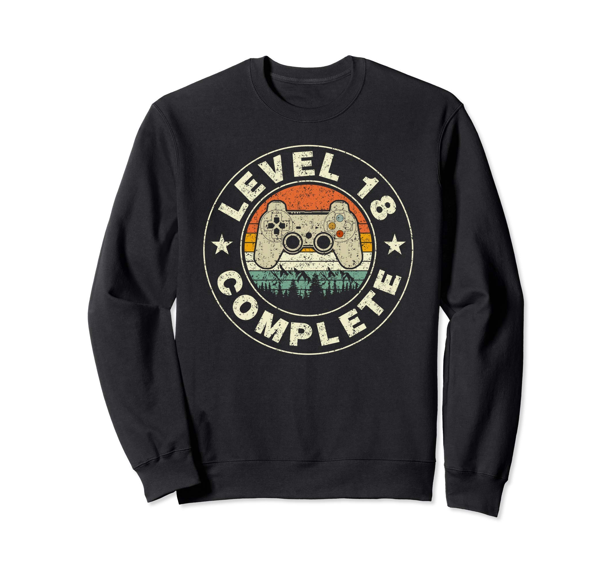 

18th Birthday Gaming Level 18 Complete Trainer for Male Gamers Gift чорний