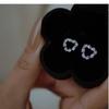 Twist Twist Stud Earrings Women's Twist Geometric Triangle Light Luxury Hollow Niche Temperament Versatile Earrings