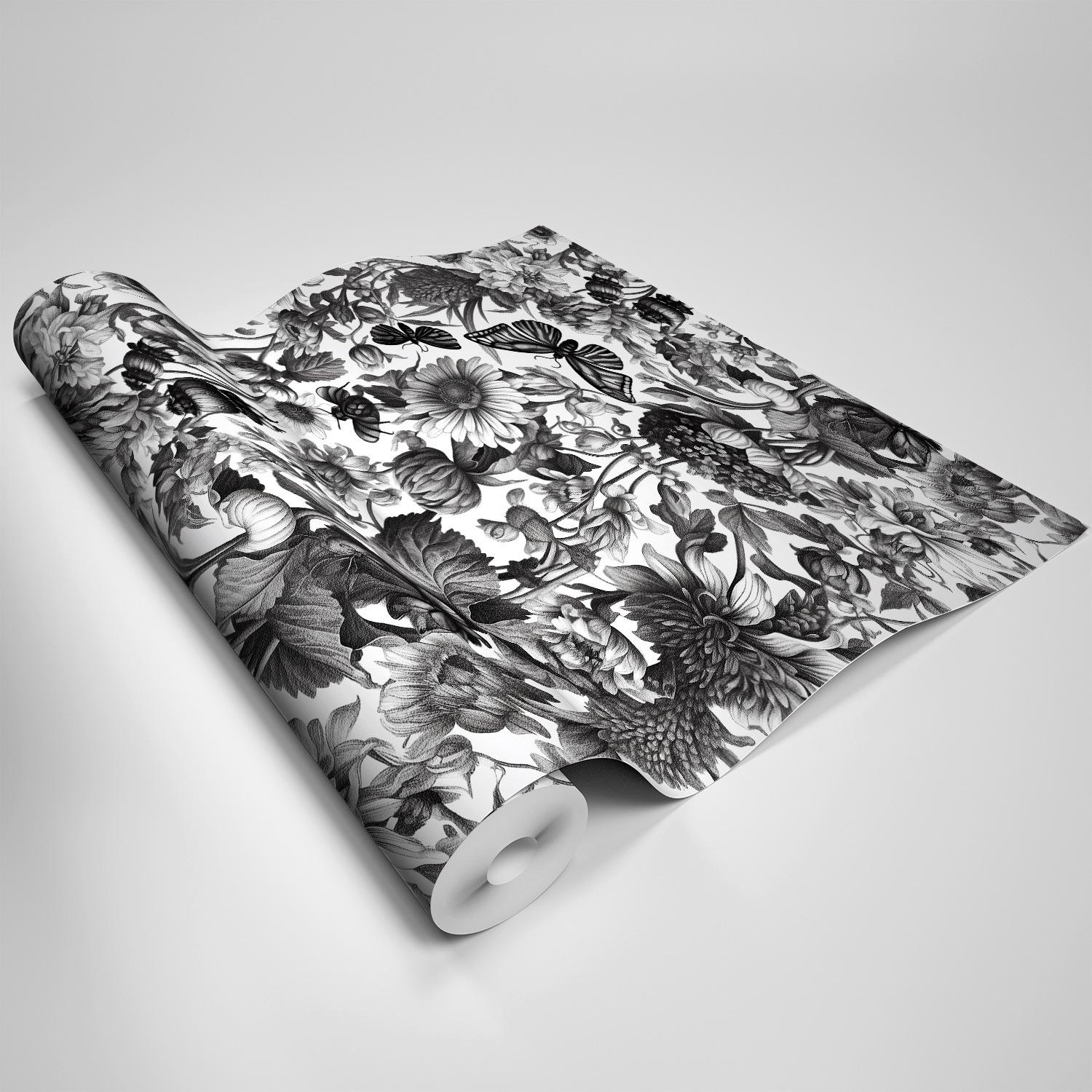 

Бесшовная стыковка в скандинавском стиле Кухня Гостиная Самоклеящиеся обои Водонепроницаемые Влагостойкие Матовые ПВХ Обои с растительным рисунком Наклейка на стену