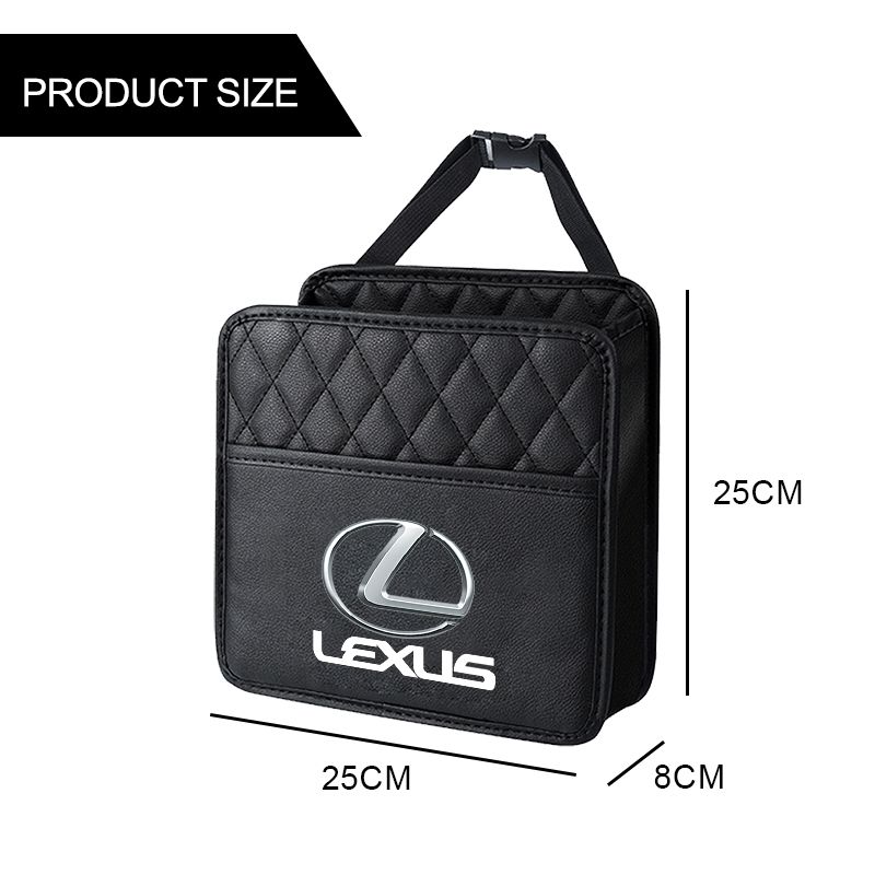 Interior Stickers 1Pcs Car Seat Back Tissue Box Auto Sunshade Armrest Box Paper Bag For Lexus CT ES GS NX IS250 CT200h IS300h ES