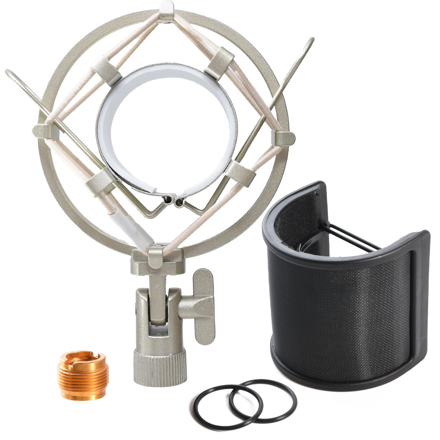 

Shock Mount Pop Guard Microphone Noise Prevention Compatible with Diameter [YCsalto] 45-50mm чорний