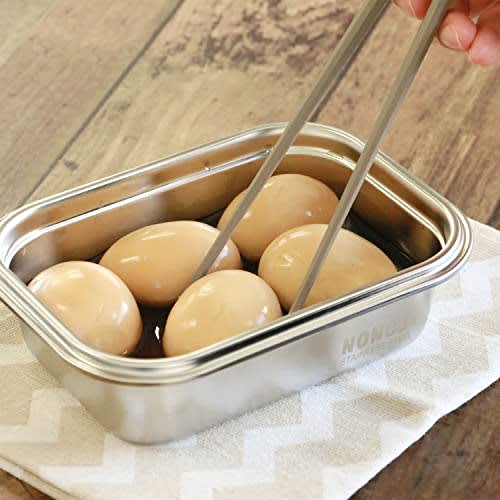 Nonoji Stainless Steel Storage Container, Microwave-Safe, Stainless Steel Magic Container, Small, 650ml, Oven-Safe, Freezer-Safe, and Dishwasher-Safe,