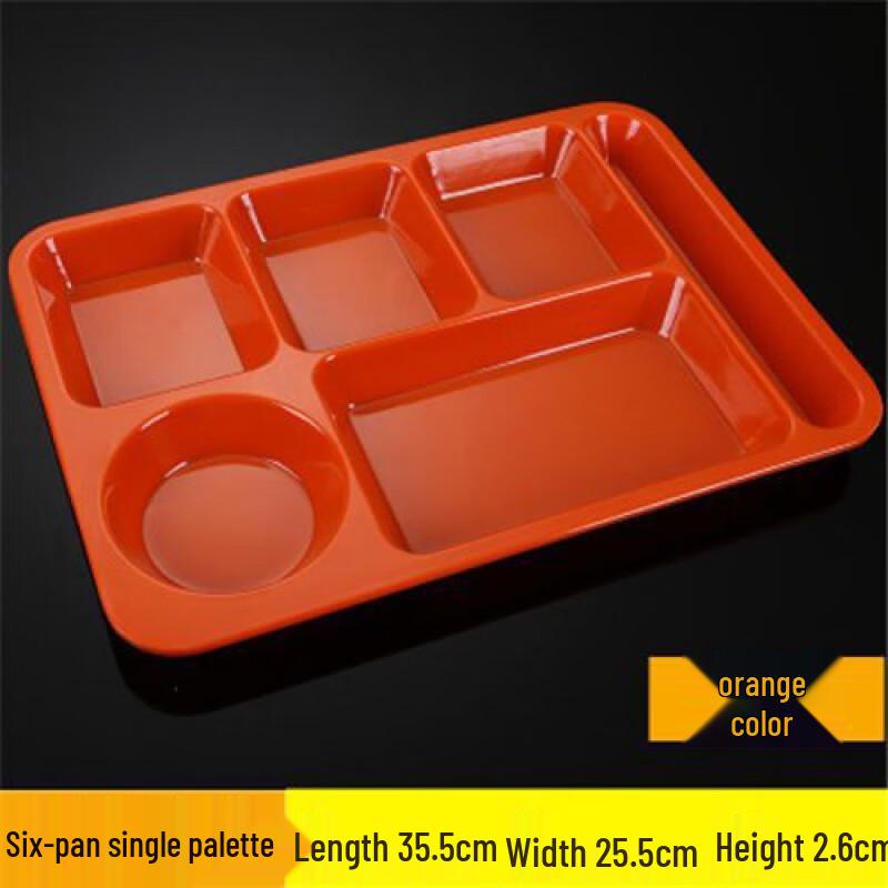 Jijun Melamine Multi-Compartment Dinner Plate