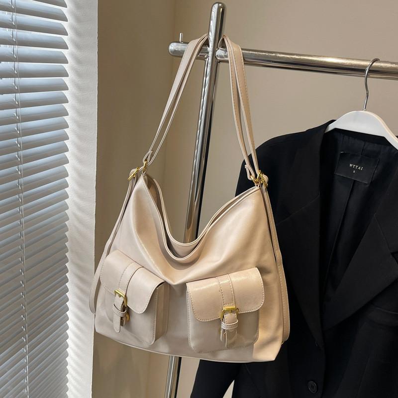 IELGY Ladies Tote Bag - Large Capacity, Soft Leather, Multi-Pocket Shoulder Bag
