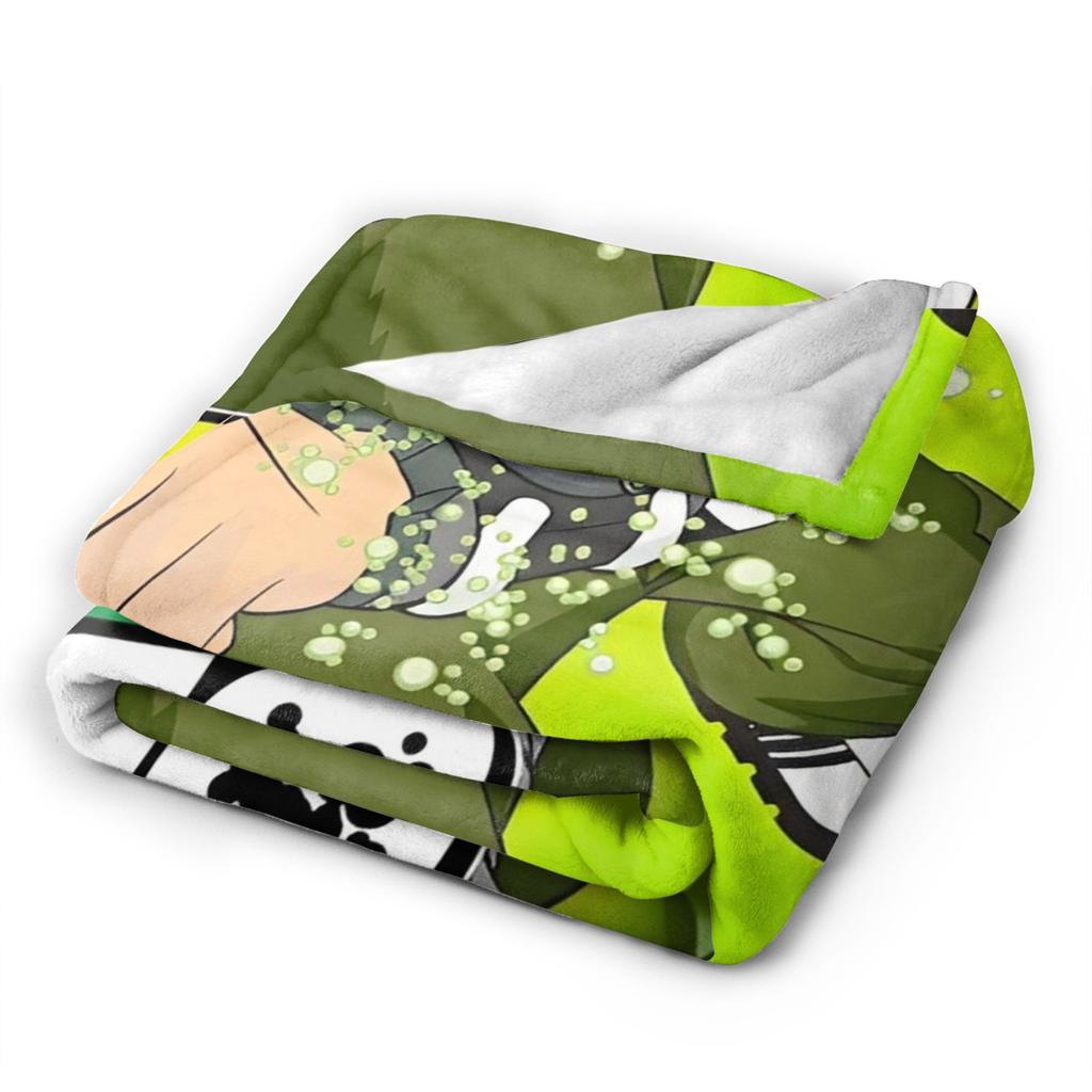 Ben 10 Omnitrix Unleashed Flannel Blanket Soft Warm Bedding Throws For Bedroom Travel Street Trend Bedspread Sofa Bed Cover