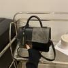 Women's Patchwork PU Leather Handbag, Trendy Versatile Crossbody Shoulder Bag for Daily Commute, Perfect Gift for Her