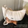 Niche design bag women's 2025 new summer leisure Korean version single shoulder crossbody croissant popular dumpling bag