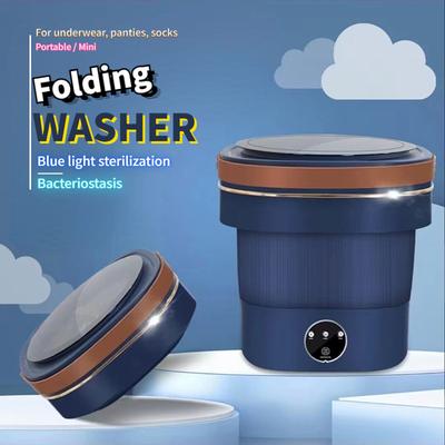 Portable Folding Washing Machine Underwear Cleaning Machine Optional For Charging And Plug-in