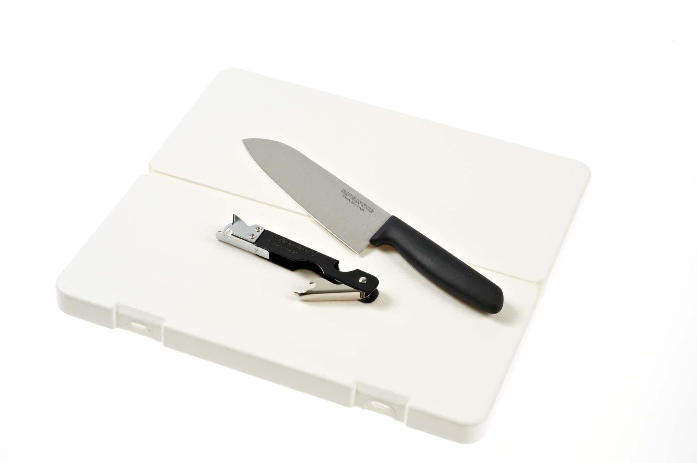 

Captain Stag BBQ Antibacterial PC Cutting Board 3-Piece Set M-5561