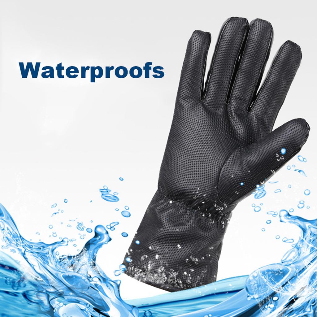 Wiederaufladbare beheizbare Handschuhe 3 Temperaturstufen Heizhandschuhe Akkubetriebene Heizhandschuhe für Outdoor Motorrad Ski Radfahren