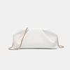 Fashion Gold Chain Y2K Underarm Bag Women Pleated Solid Color Luxury Design Shoulder Bag Ladies Harajuku Versatile Handheld Bags