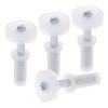 Set of 4 Bi-fold Closet Door Hardware Repair Part Bi-Fold Door Top Guide Wheel