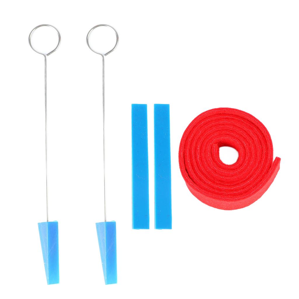 Piano Tuning Tool Kit Wool Felt Temperament Strip Triangular Rubber Mute Blocks Piano Accessories
