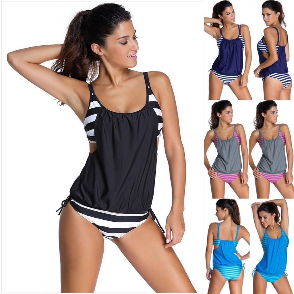 Premium Quality Women's Tankini Bikini Set With Push Up Padded Swimsuit For Beach Fun