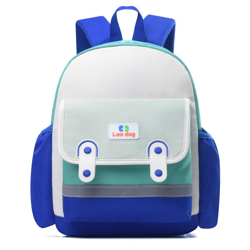Cute Cartoon Oxford Cloth Kids Backpack Colorful Preschool Bag Unisex