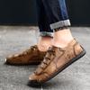 Hot Selling Men's Casual Leather Shoes - New Spring 2020, British Style, Versatile Low-Top Handmade Youth Footwear