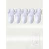 5 Pairs of Women's Summer Thin Style Versatile Solid Color Mesh Breathable 7A Antibacterial Deodorant Boat Socks