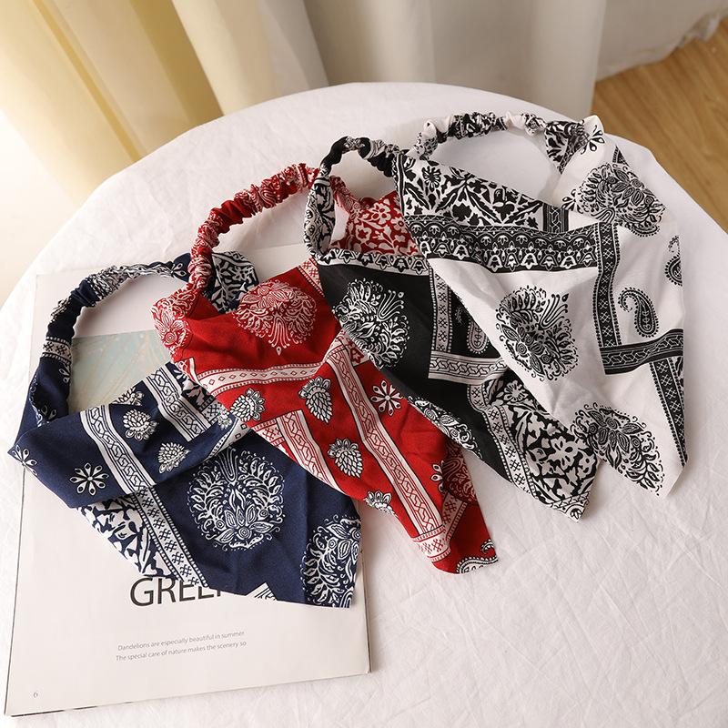 Elastic Bandana Headbands for Women and Girls Adjustable Soft Fabric Hair Accessories Suitable for Various Hairstyles and Daily Use