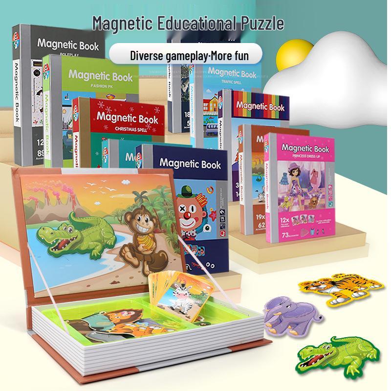 Children's Magnetic Puzzle Game - Fun & Educational Brain Development Toy