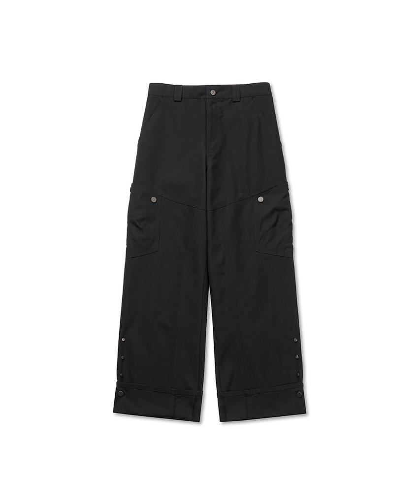 Debseu Roll-Up Cargo Pants (Black)