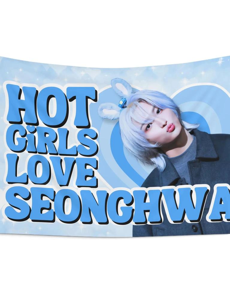 K-pop Star Tapestry Stylish Idol Room Decorations Wall Tapestries Room Decor Wall Cloth Party Hanging Background Room Decor