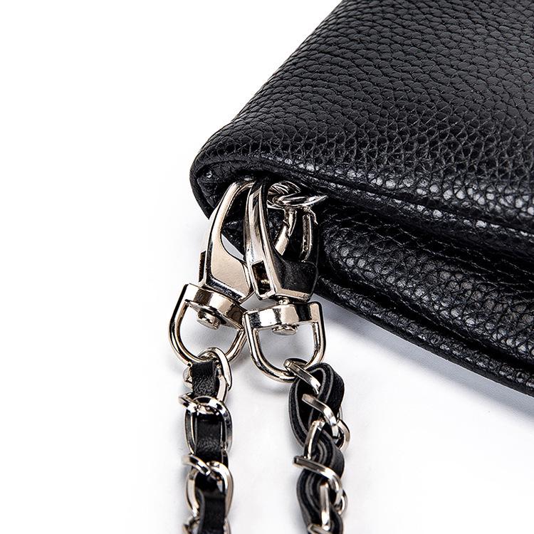 France Gold Classic Zv Genuine Leather Square Bag - European/American Fashion Versatile Wing Shoulder/Crossbody Bag