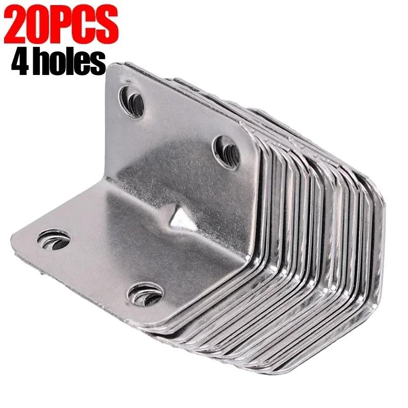 Wspornik narożny L-Shaop ze stali nierdzewnej 90° kąt prosty stały narożnik wspornik meblowy drzwi szafka rama łóżka wsporniki elementy złączne