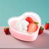 10/20/30Pcs Disposable Transparent Plastic Mousse Cup Mini Heart Shaped Pudding Dessert Cup For Hotel Party And Sweet Shop