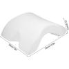 Oreiller cervical - t2669 - Coton à mémoire de forme - Confort médium - Réduit les maux de dos