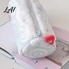 Plush Pencil Case Cake Roll Case Cute Makeup Bag Large Capacity Pen Durable Zipper Bag Pouch Soft Fluffy Stationery for Girls Novelty Dessert