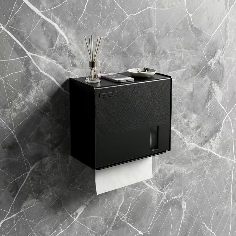 No-Drill Wall Mounted Hand Towel Dispenser, 22Cm (8.66In) Wide Outlet, 200 Sheets Capacity, Upgraded Thickened Anti-Yellowing,
