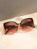 Retro European And American Large Frame Fashion Glasses with Personalized Arm Design Suitable for Street Photography