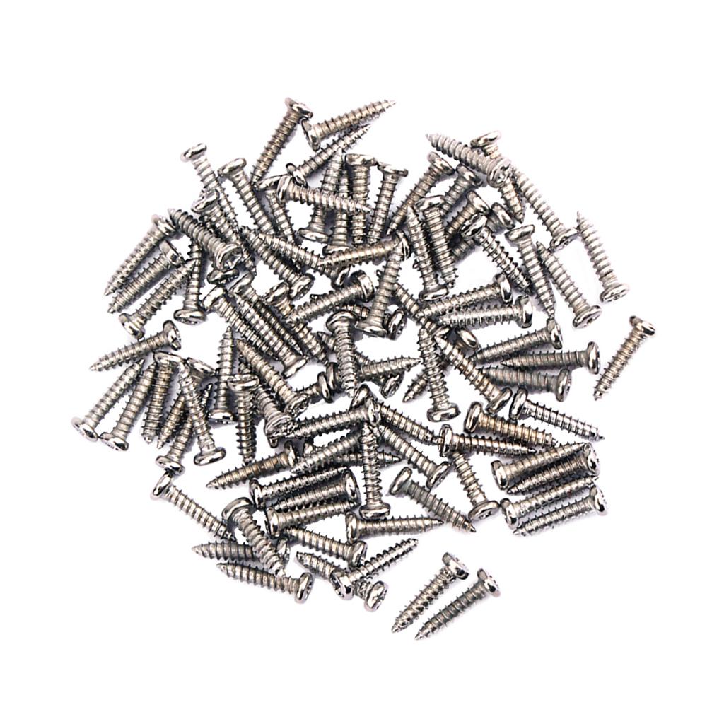 200Pieces Tuning Peg Mounting Screws for Guitar