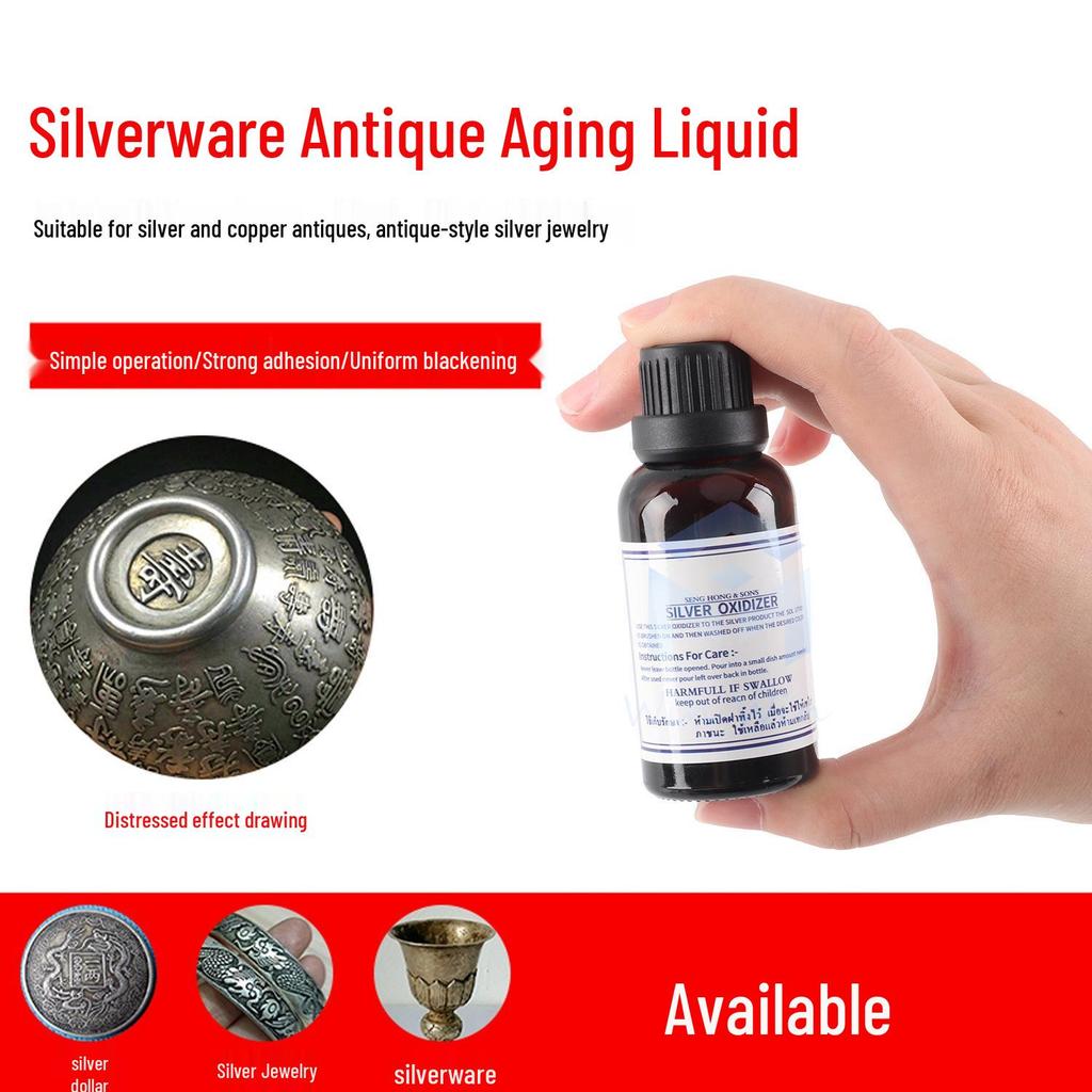 Antique Silver & Copper Blackening Liquid - Jewelry Oxidation Treatment