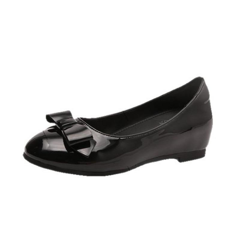 Retro bow flat Mary Jane shoes women's new autumn with skirt one pedal Doudou single shoes