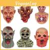 Läskig Halloween Latexmask Skrämmande Zombie Kostymdekoration