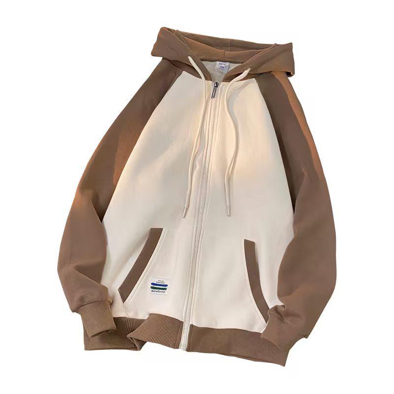 Men's Retro Loose-Fit Hooded Cardigan Jacket - Autumn 2023 Trend