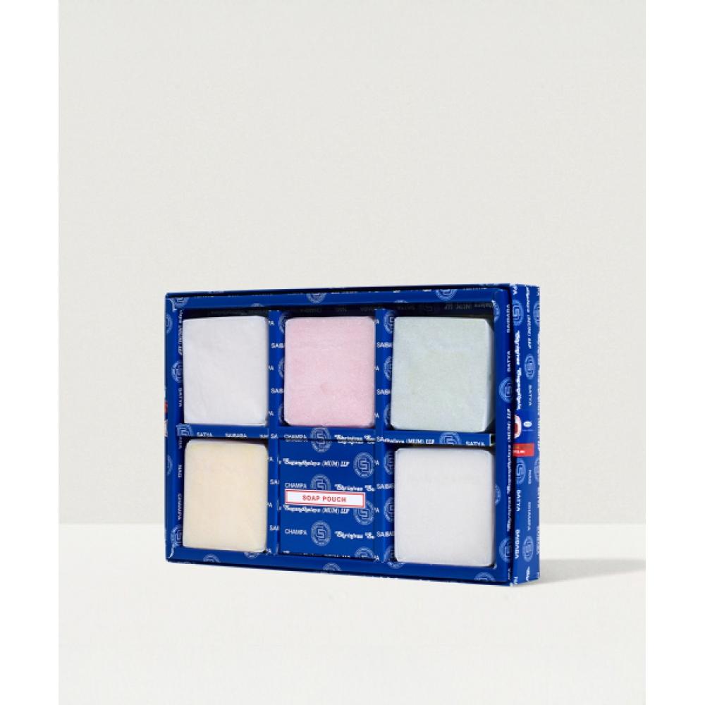 

Nagchampa Korea Satya Perfume Soap Beauty Soap 5 Piece Gift Set NONE