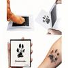 1pc Pet Folding Memorial Photo Frame with 1pc Ink Pad A Non-Contact Ink Pad with A Pet Paw Print Kit