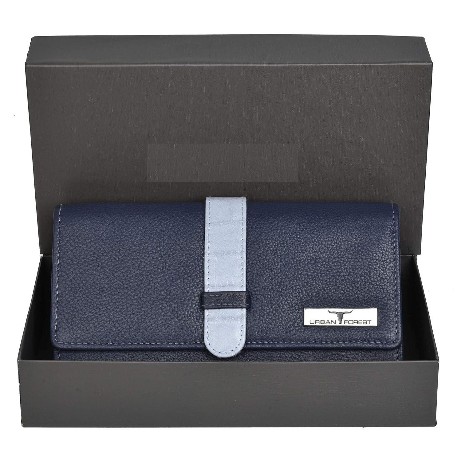 

Дэнни темно-синий кожаный кошелек для женщин