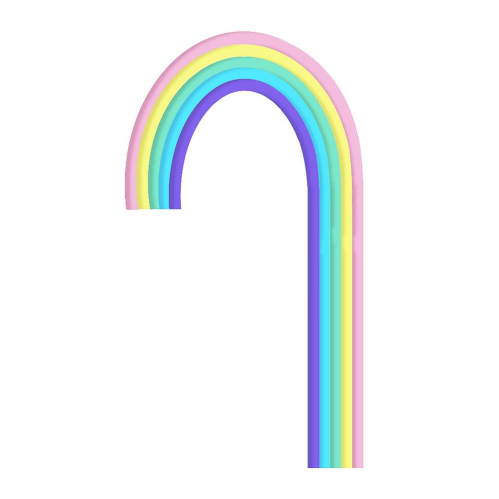 Rainbow Cake Toppers Decoration for Fruit and Dessert Display Multipurpose Cake Embellishment Birthday Party Supplies