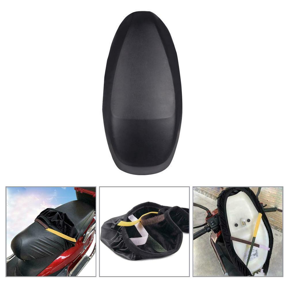 Водонепроницаемый мотоциклетное седло протектор скутера сиденье непромокаемый чехол чёрный — фото 3