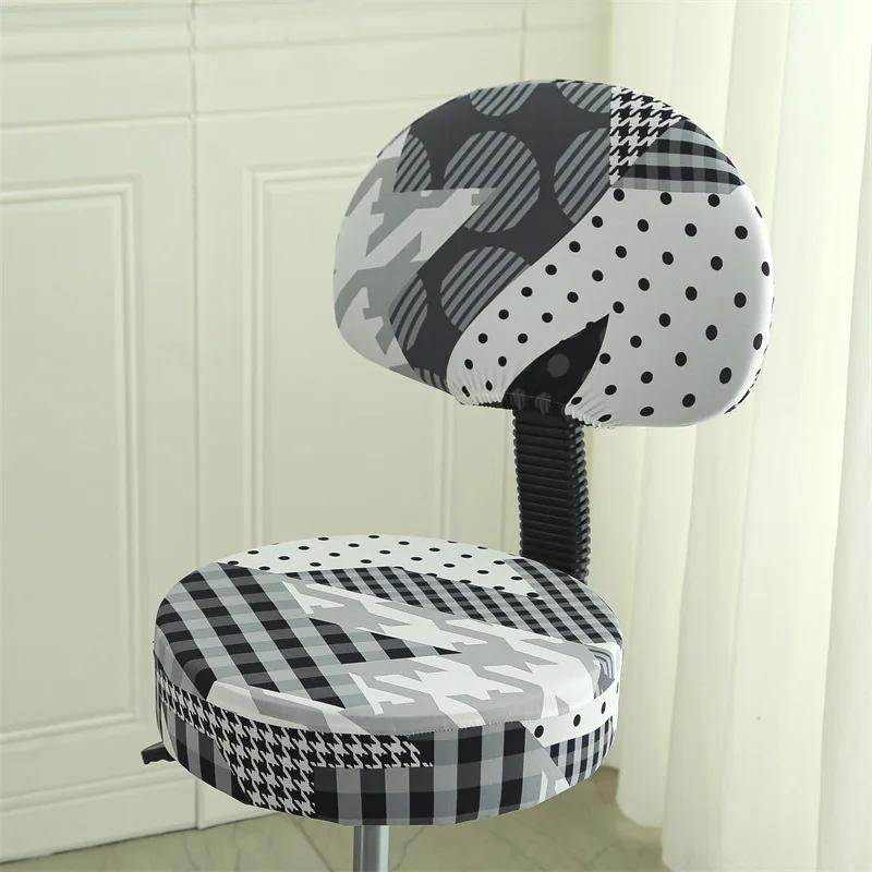 

Печать 2 шт./комплект чехлов для стульев в столовой, эластичный спандекс, чехол для стула, пылезащитный чехол, чехлы для стульев для столовой