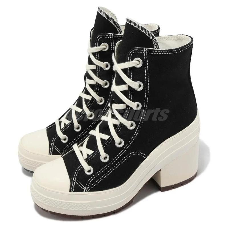 Converse Chuck 70 High Heel Style High Top Canvas Unisex Black