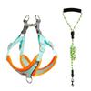 Reflective Vest-Style Harness with Leash for Small Dogs