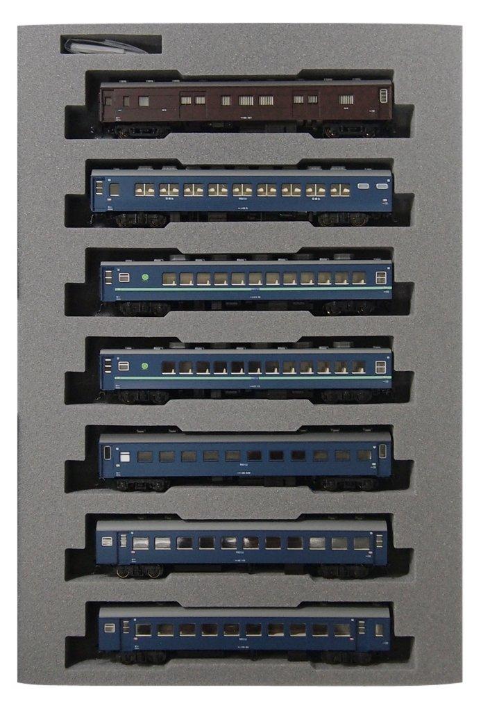 KATO N Gauge 10 Series Sleeper Express Nichinan 3 Basic Set Model Train Passenger Car No. 7-Car 10-1198